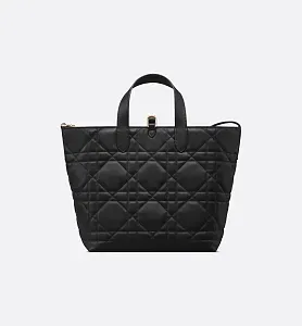Dior Вертикальная сумка-тоут Toujours среднего формата Black - фото 3