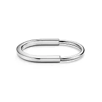 Tiffany & Co. Браслет Lock Bangle Men White Gold - фото 1