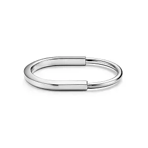 Tiffany & Co. Браслет Lock Bangle White Gold - фото 1