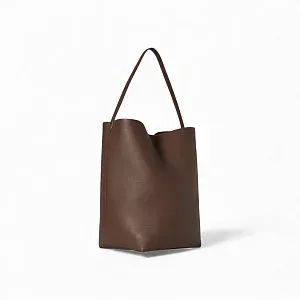 The Row Сумка Large NS Park Tote Marine из кожи Dark Olive - фото 3
