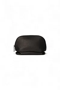 The Row Клатч Agnes Black из кожи Dark Brown - фото 1
