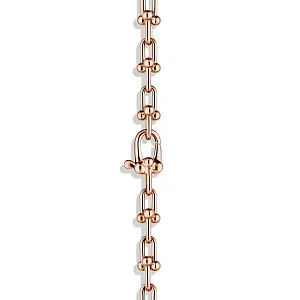 Tiffany & Co. Браслет 18-carat yellow gold micro-link bracelet Rose gold - фото 3