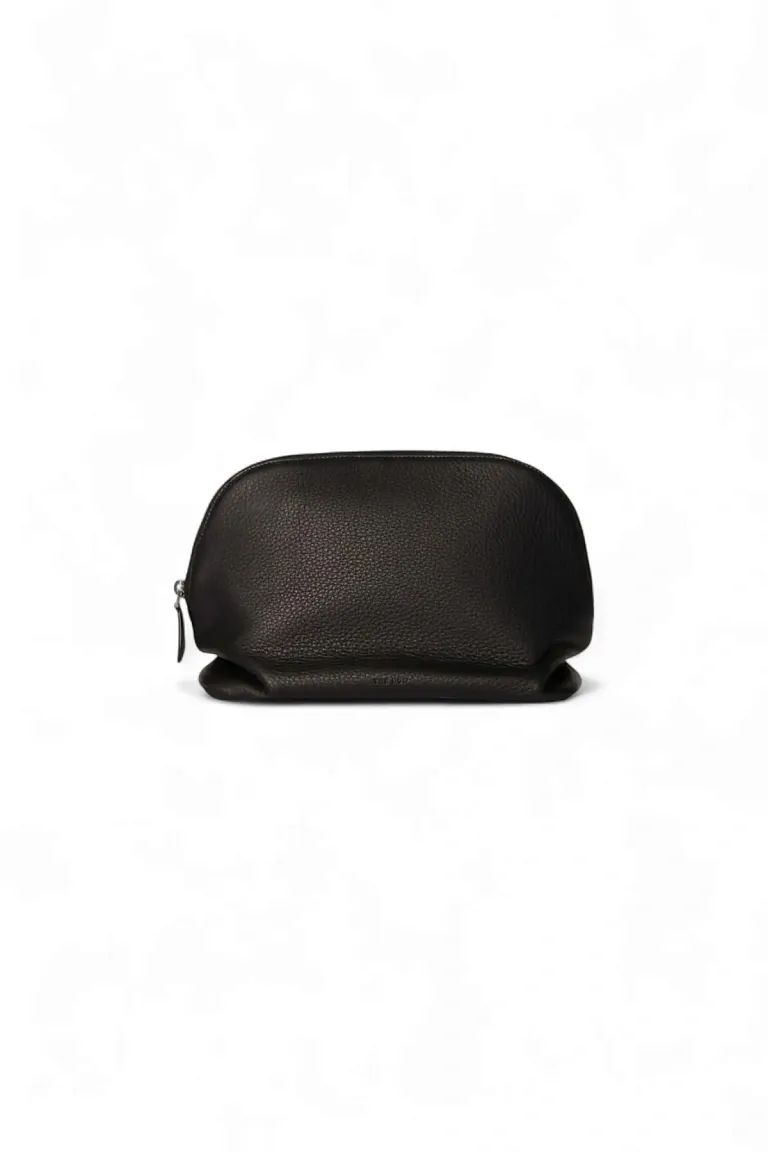 Клатч Agnes Black из кожи The Row Dark Brown - фото 1