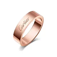 Cartier Обручальное кольцо C de Men 5 мм Rose Gold - фото 1
