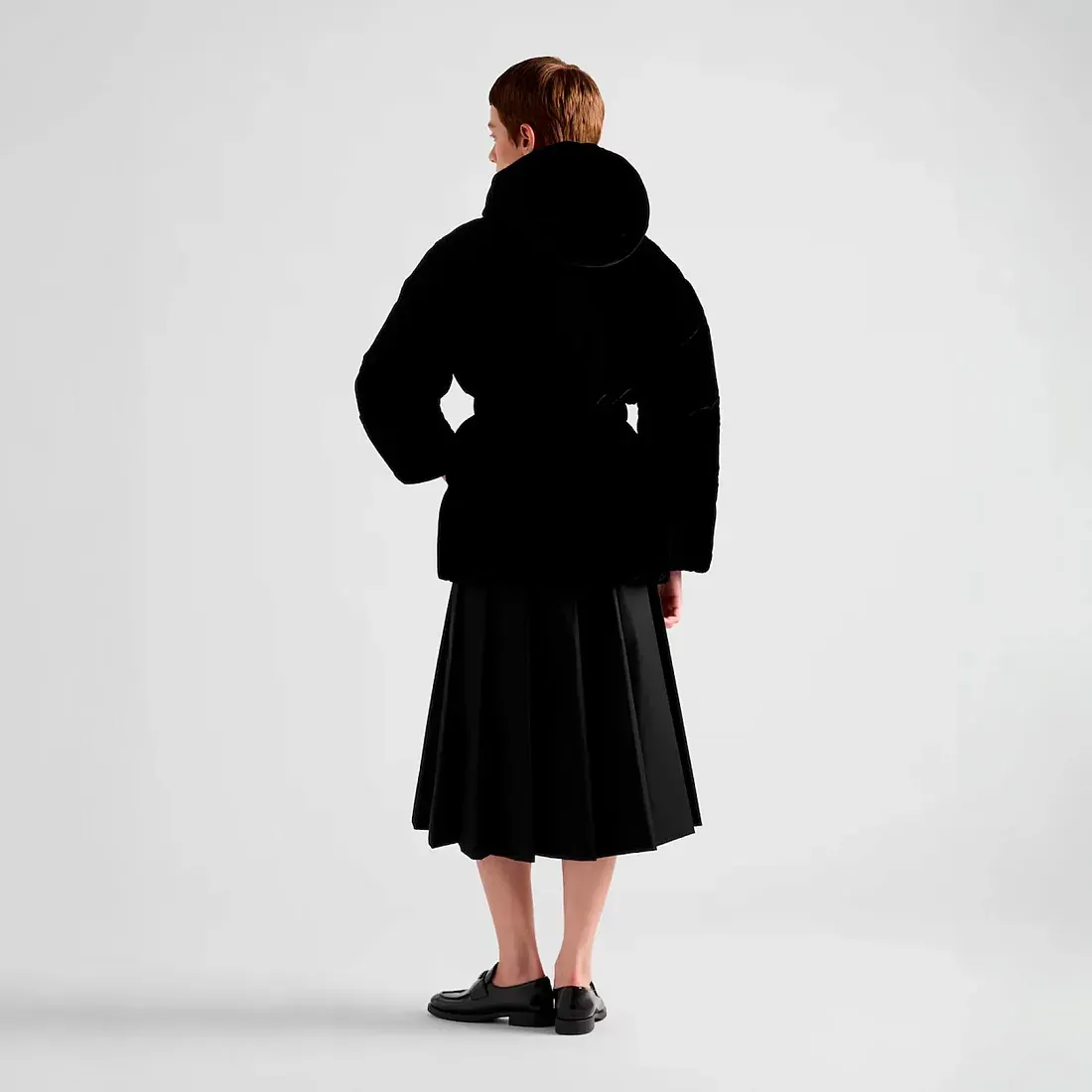 Prada Бархатный пуховик - фото 5