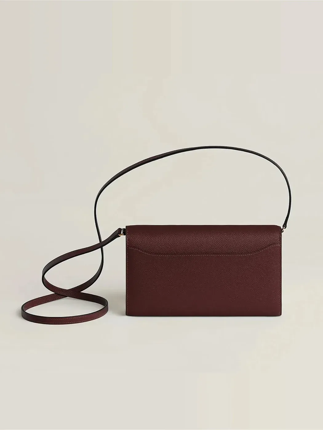 Hermès Кошелек Constance To Go Rouge Sellier Epsom Gold Hardware - фото 2