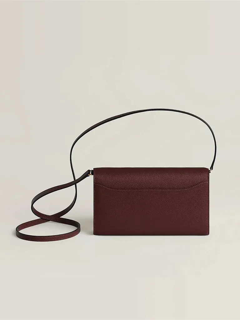Кошелек Constance To Go Rouge Sellier Epsom Gold Hardware Hermes - фото 2