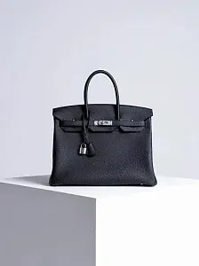 Hermès Сумка Birkin 35 Black Togo Palladium Hardware - фото 1