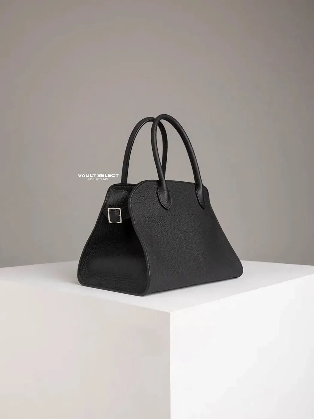 The Row Сумка Soft Margaux 10 из кожи Black - фото 5