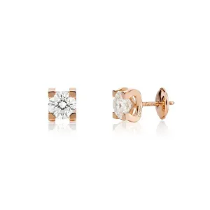 Cartier Серьги C de stud earrings, 2 brilliant-cut diamonds - фото 3