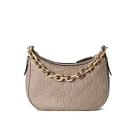 Gucci Маленькая сумка на плечо GG Taupe - фото 1