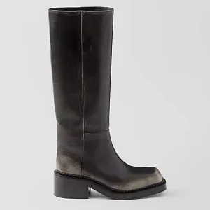 Prada Кожаные сапоги - фото 3
