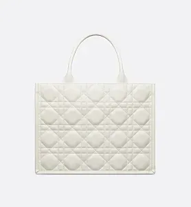 Dior Сумка Book Tote calfskin среднего формата Latte - фото 2