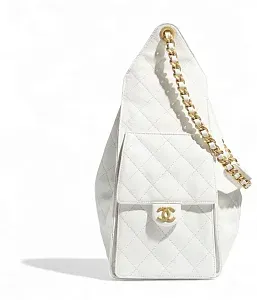 Chanel Средняя сумка 25 White - фото 4