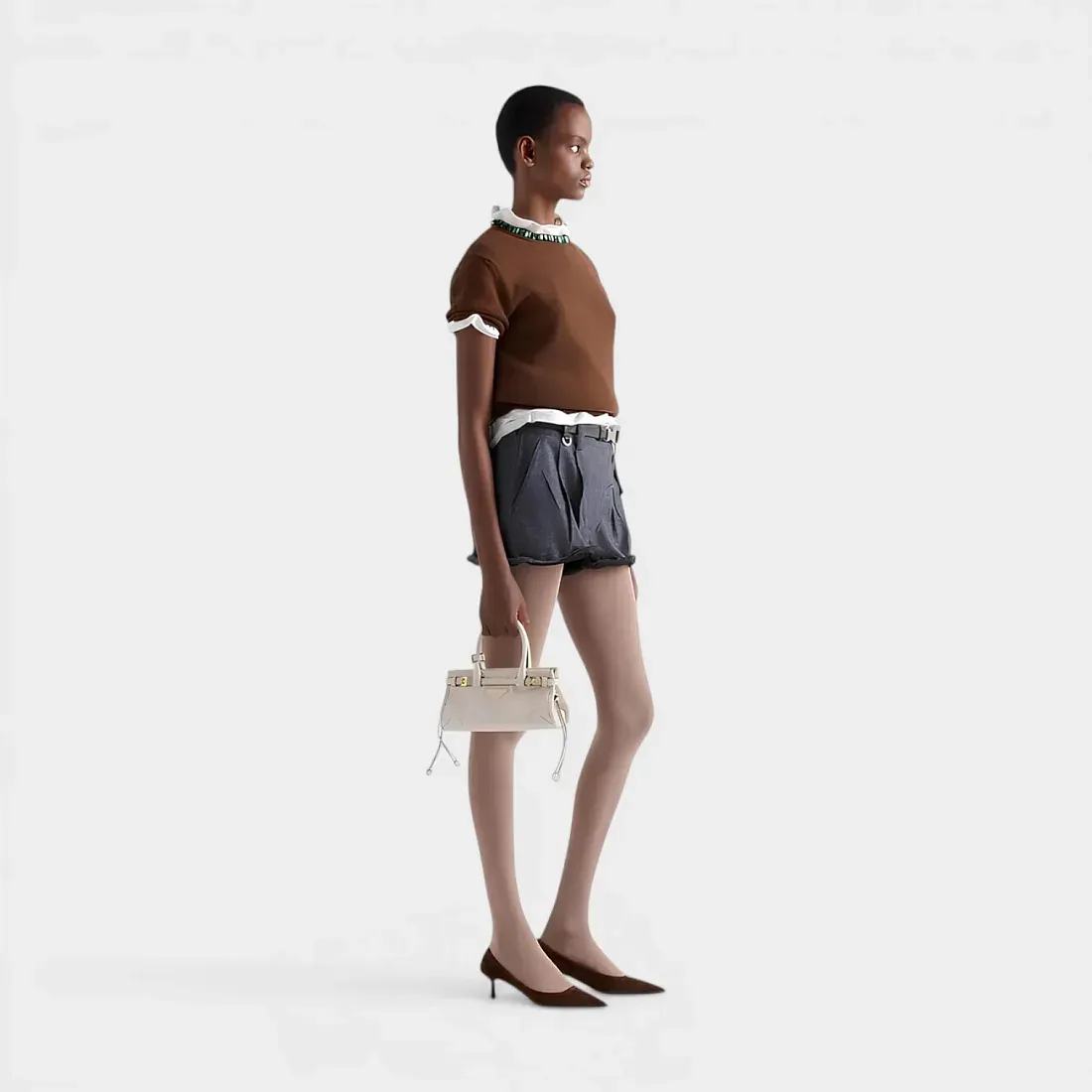 Prada Мини-сумочка Bonnie White - фото 2