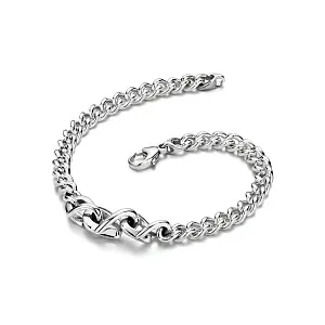 Tiffany & Co. Браслет Ultra-polished 925 sterling silver link bracelet Men - фото 4