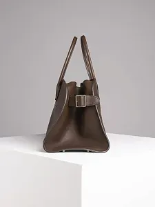 The Row Сумка EW Margaux Deep Brown из кожи - фото 7