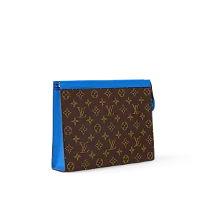 Louis Vuitton Клатч Pochette Voyage MM Blue - фото 2