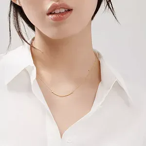 Tiffany & Co. Подвеска T Smile Small Pendant Yellow Gold - фото 2