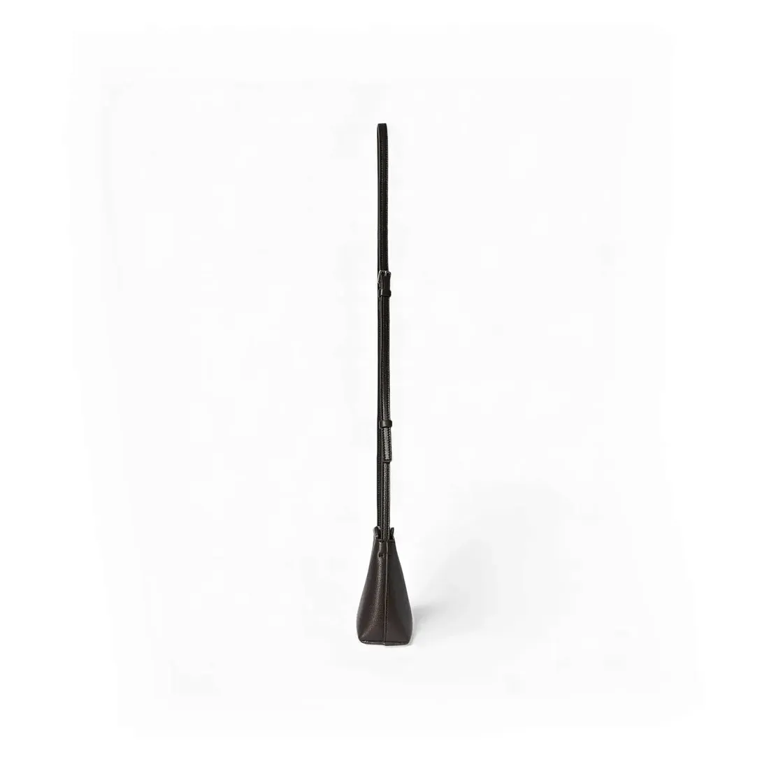 The Row Сумка Rene Crossbody Black из кожи Dark Brown - фото 3
