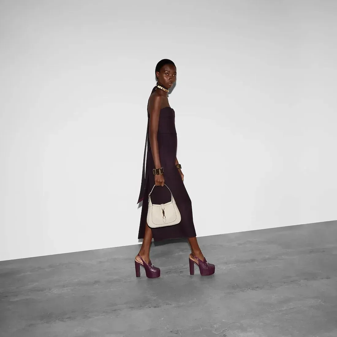 Gucci Сумка Jackie 1961 на плечо Ivory - фото 2