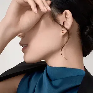 Cartier Серьги Love stud earrings Rose - фото 3