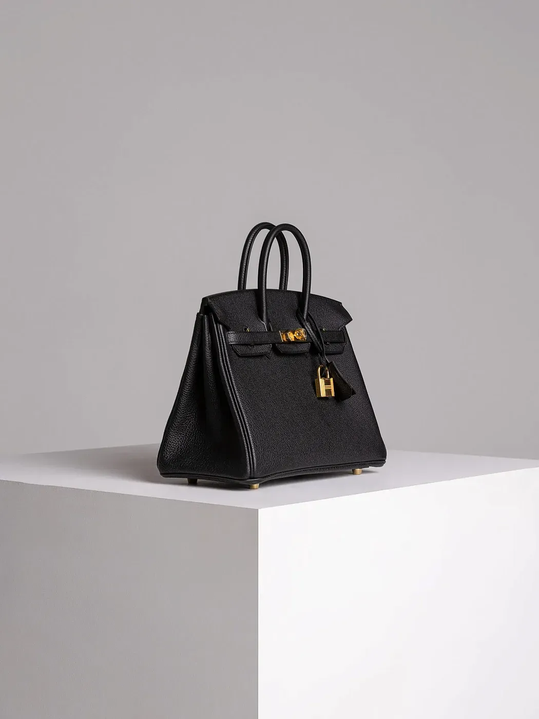 Hermès Сумка Birkin 25 Black Togo Gold Hardware - фото 4