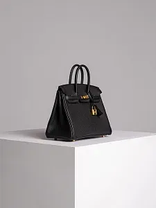 Hermès Сумка Birkin 25 Black Togo Gold Hardware - фото 4