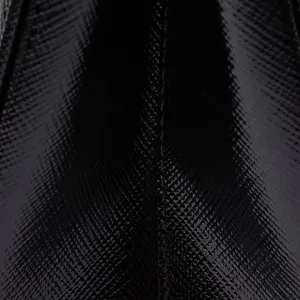 Prada Мини-сумка Galleria из лакированной сафьяновой кожи Black - фото 7