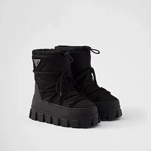 Prada Габардиновые ботинки apres-ski из Re-Nylon - фото 1