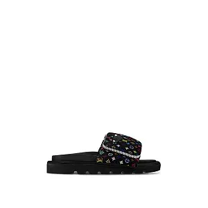 Louis Vuitton Мюли Pool Pillow Flat Comfort TM x Black - фото 3