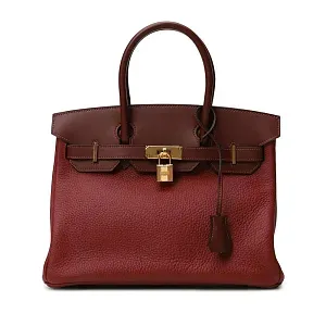 Hermès Birkin 30 Preloved Rouge H Clemance Ghw - фото 1