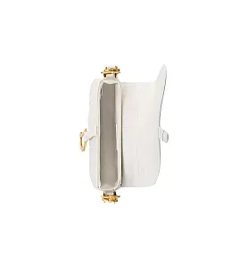 Dior Сумка с ремнем Soft Saddle latte мини-формата - фото 3