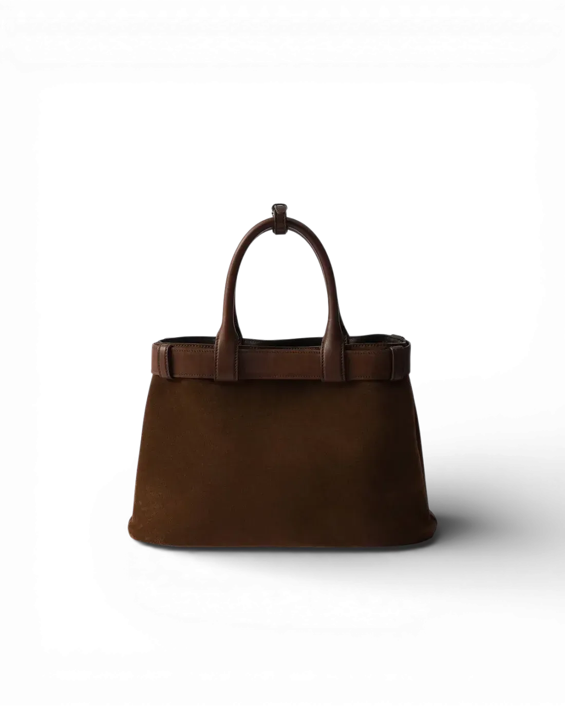 Prada Сумка Buckle medium suede with belt - фото 3