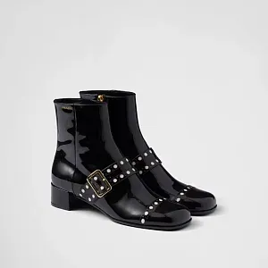 Prada Ботинки из лакированной кожи - фото 1