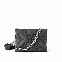 Louis Vuitton Сумка Coussin PM Black Jeans - фото 1
