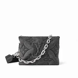 Louis Vuitton Сумка Coussin PM Black Jeans - фото 1