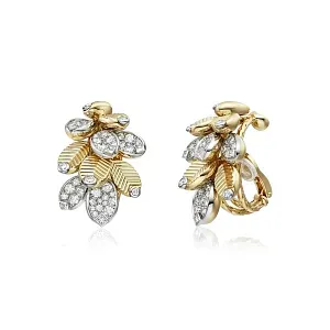 Cartier Серьги Grain de Cafe earrings, semi-paved - фото 4