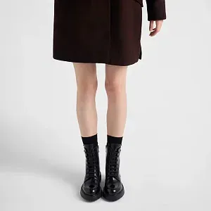 Prada Ботинки из матовой кожи - фото 2