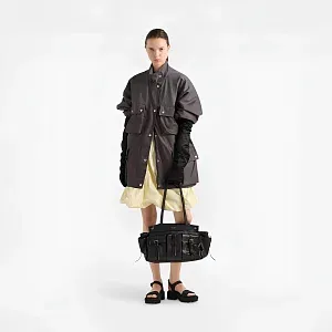 Prada Большая сумка-тоут Route Black - фото 2