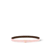 Louis Vuitton Двухсторонний ремень Pretty Enamel 20 мм Rose Jasmin - фото 1