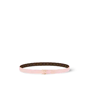 Louis Vuitton Двухсторонний ремень Pretty Enamel 20 мм Rose Jasmin - фото 1
