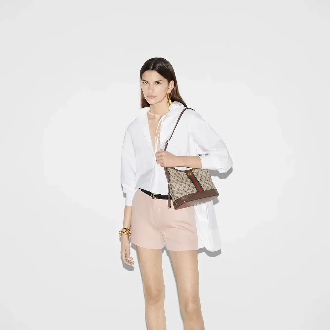 Gucci Cумка на плечо Ophidia Brown - фото 2