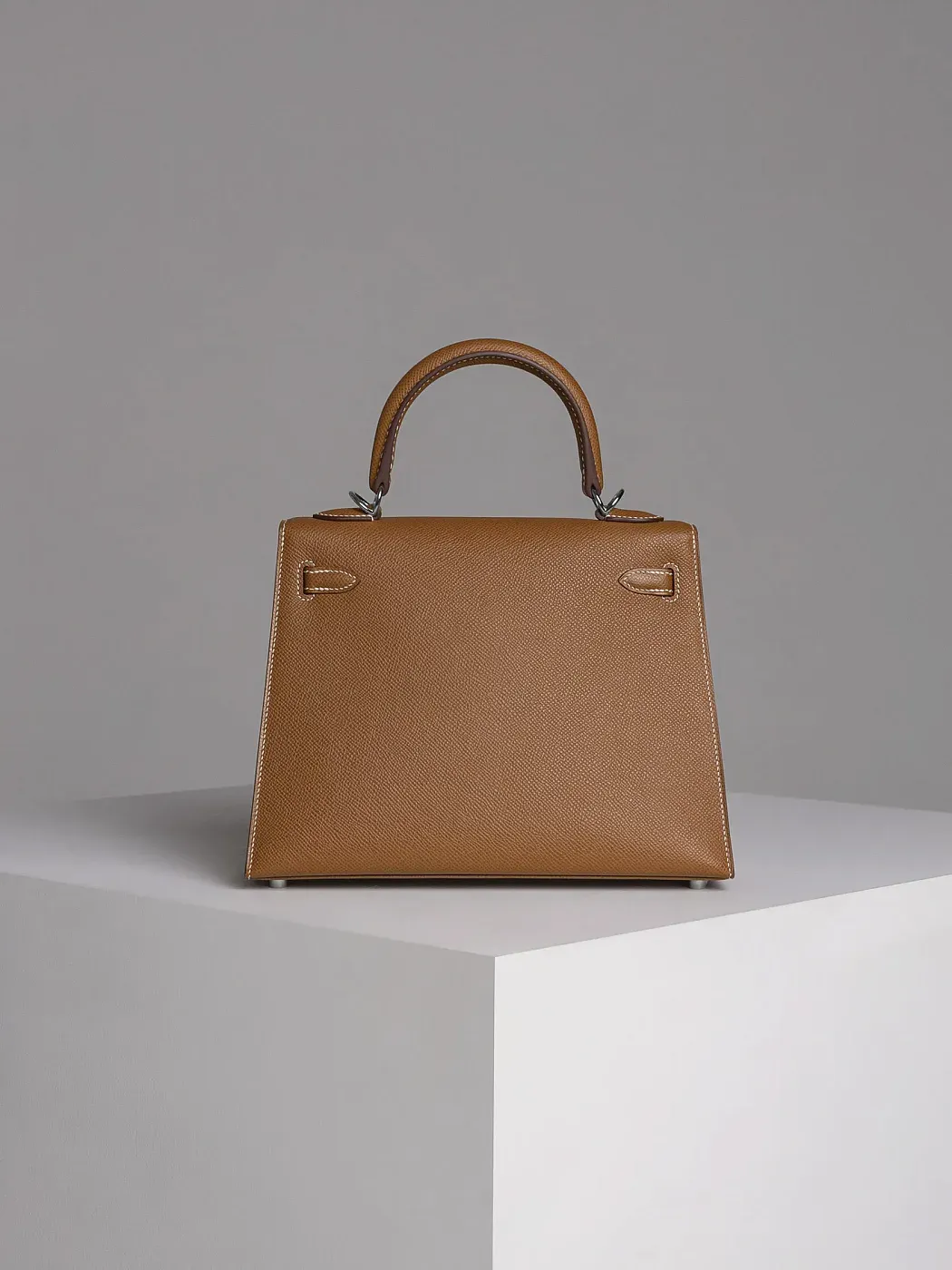 Hermès Сумка Sellier Kelly 25 Gold Epsom Palladium Hardware - фото 5