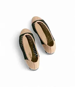 Chanel Балетки из рафии Black/Beige - фото 2