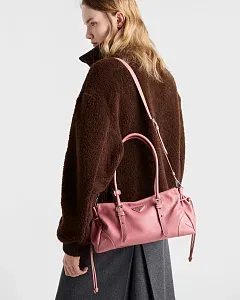 Prada Сумка-тоут Bonnie Lotus Pink - фото 2