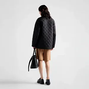 Prada Легкая куртка из Re-Nylon Black - фото 6
