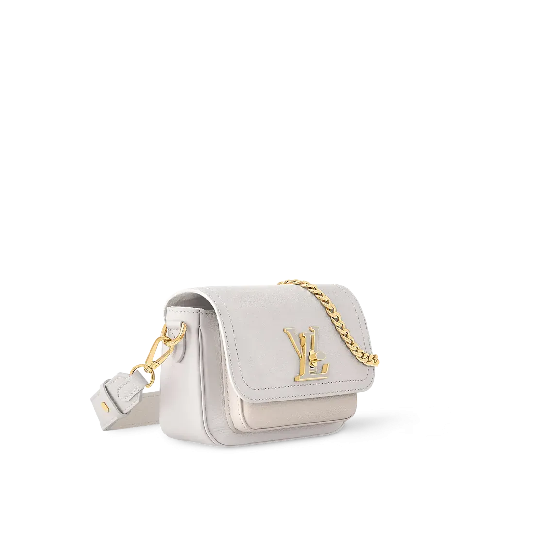 Louis Vuitton Сумка Lockme Tender Gris Colombe/Quartz - фото 2