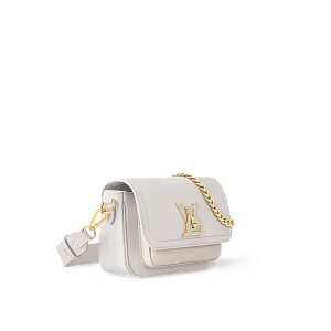 Louis Vuitton Сумка Lockme Tender Gris Colombe/Quartz - фото 2
