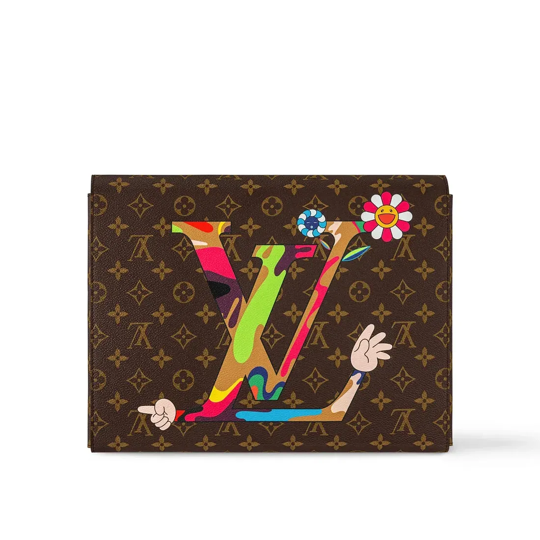 Louis Vuitton Папка Superflat Characters Mark TM x - фото 3